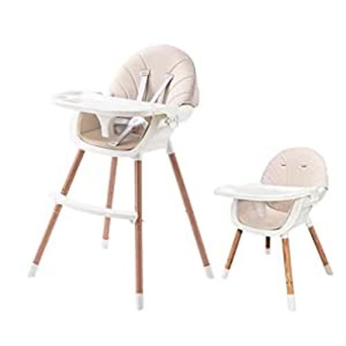 Amazon.com : PandaEar 3-in-1 High Chairs for Babies Toddlers, Convertible Infant Highchair with Removable Tray & Safety Harness Adjustable Legs : Baby