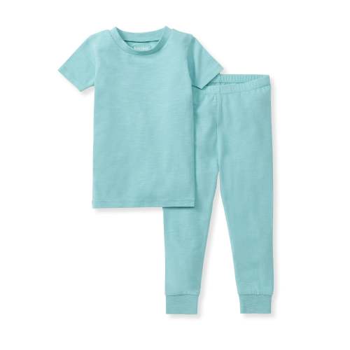 Honeysoft™ Two-Piece Pajamas - Seaglass Blue – Burt's Bees Baby