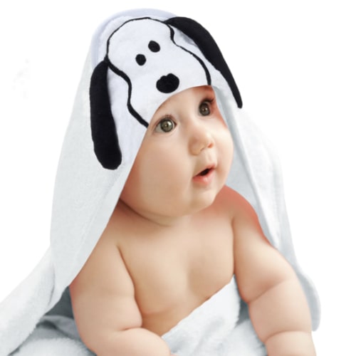 Lambs & Ivy Hooded Bath Towel - Snoopy