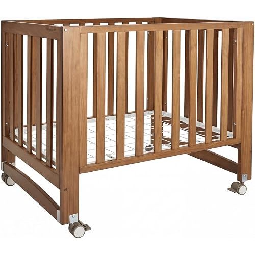 MAMAZING EvoNest 6-in-1 Convertible Baby Mini Crib with Wheels
