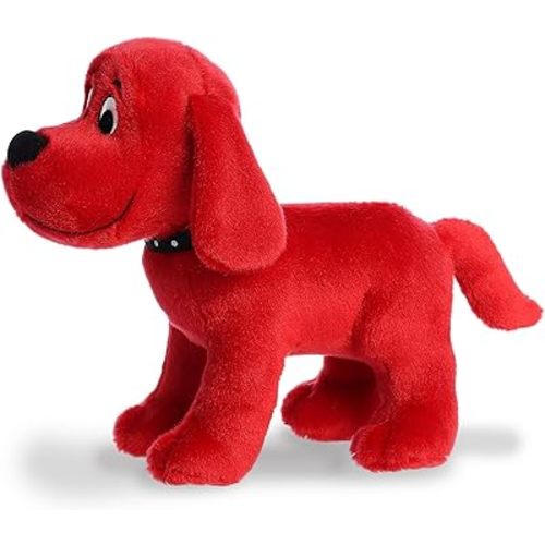 Aurora® Playful Clifford® Standing Clifford Stuffed Animal - Childhood Nostalgia - Lasting Companionship - Red 9.5 Inches