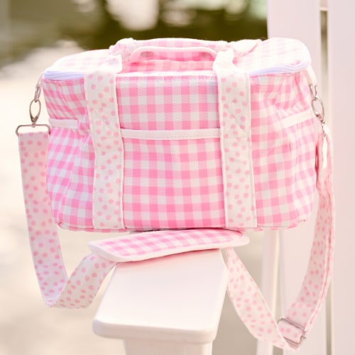 Soft-Sided Coolers - Pink Gingham
