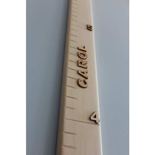 Wooden Growth Chart Wood 100% Natural