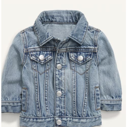 Unisex Light-Wash Jean Jacket for Baby | Old Navy