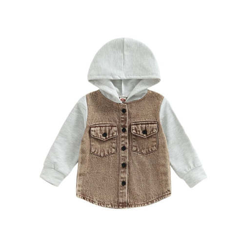 Hooded Denim Jacket