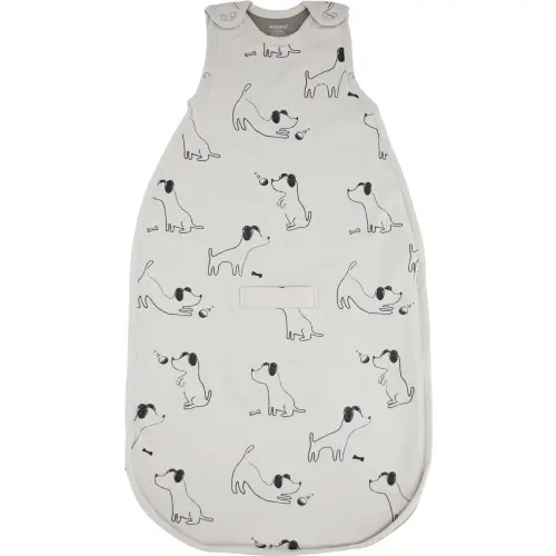 Woolino - 4 Season® Ultimate Baby Sleep Bag, Merino Wool & Organic Cotton, Puppy