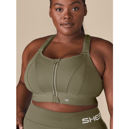 Size 2Luxe Ultimate Sports Bra® - Combat Green