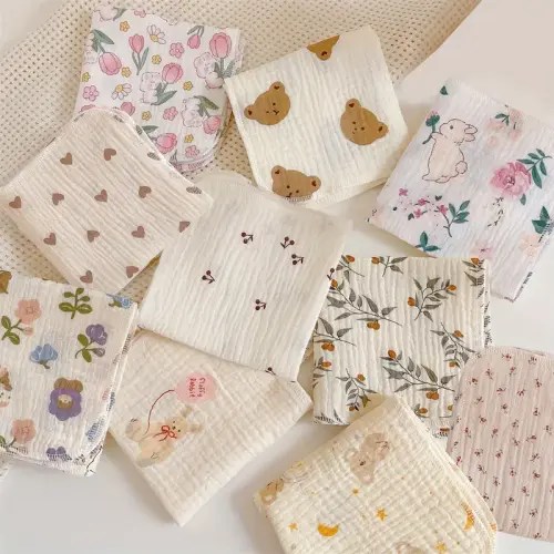 10-pack of baby facewash towels