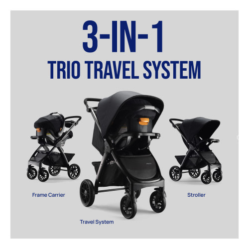 Bravo ClearTex Trio Travel System - Ombra