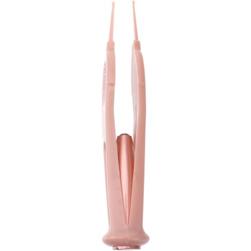 SUPVOX Nose Cleaning Tweezer Clip Gentle Ear Navel Eye Cleaner with LED Light Durable Skid Handle for Care Pink