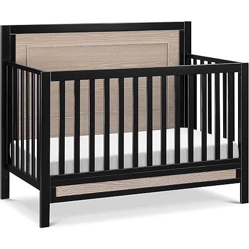 Carter's by DaVinci Radley 4-in-1 Convertible Crib in Ebony & Coastwood, Greenguard Gold Certified