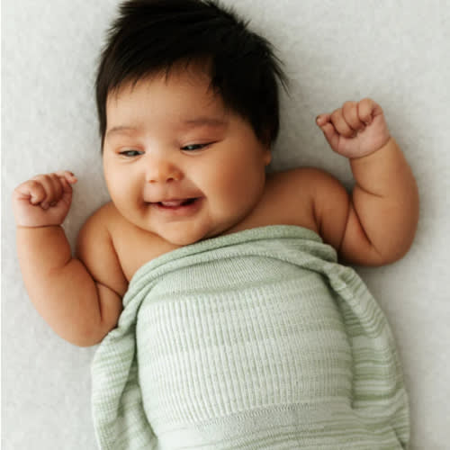 Bamboo Blend Mint Swaddle Sleep Sack - Small ( 6-12 pounds)