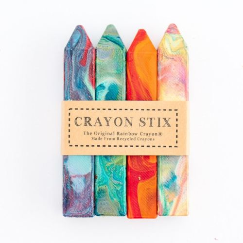 Stocking Stuffer Gift for Kids Rainbow Crayon Stix® Set of 4 - Etsy