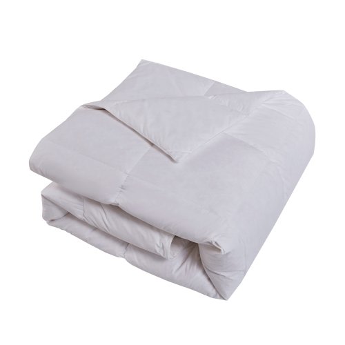 Organic Cotton White Down Comforter, Twin