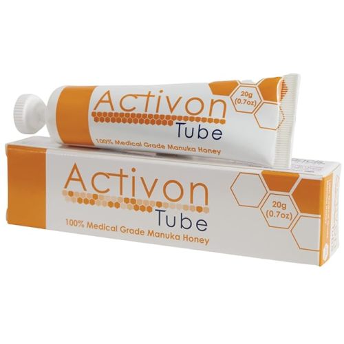 Activon Medical Grade 100% Manuka Honey Gel Tube Natural Healing of Wounds 20g Pack of 1