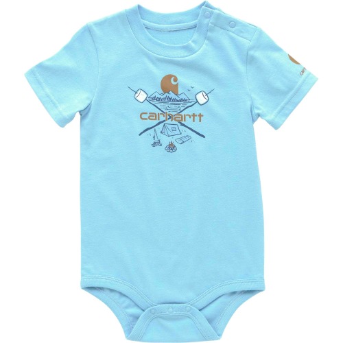 Boys' Short Sleeve Camping Bodysuit (Infant)