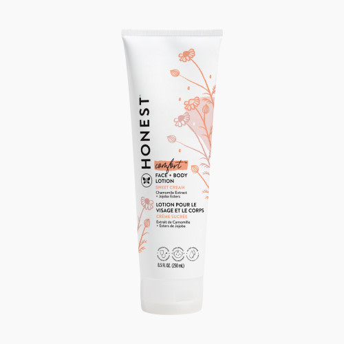 The Honest Company Face & Body Lotion - Comfort (Sweet Cream), 8.5 Fl Oz