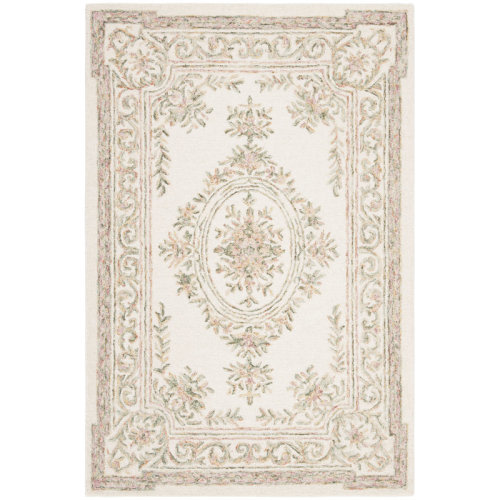 Charlton Home® Enid Hand Tufted Wool Oriental Rug & Reviews | Wayfair