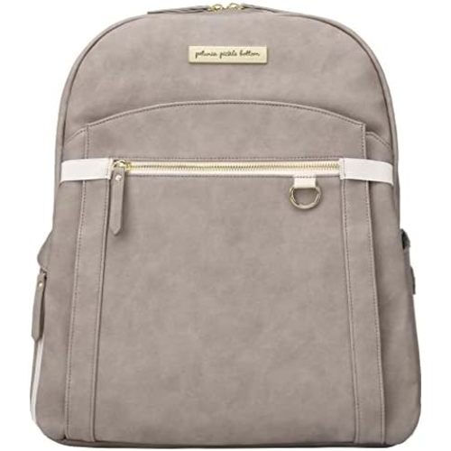 Petunia Pickle Bottom 2-in-1 Provisions Breast Pump & Diaper Bag, Designed for Busy Parents, Spacious Main Compartment, Grey Matte