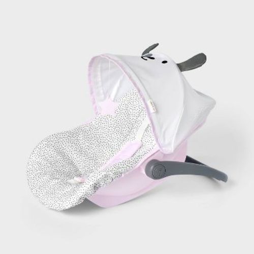 Gray Dot Dog Doll Car Carrier for 14" - 16" Dolls - Gigglescape™