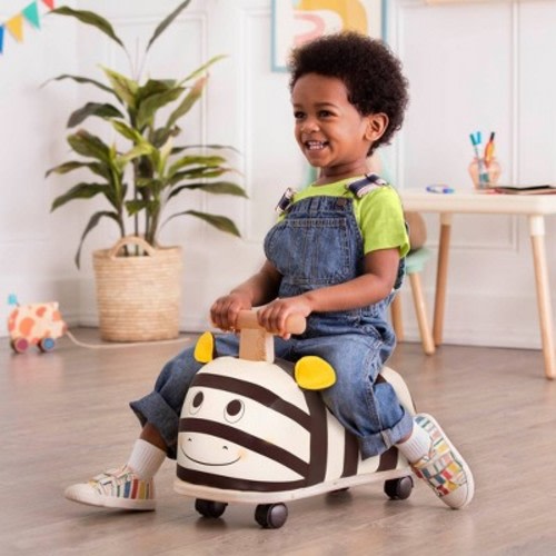 B. toys Wooden Zebra Ride-On - Zippity Zebra
