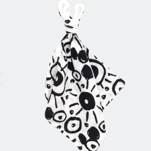 Newborn Organic Cotton Lovey | 0-4mth | Sensory Print Design – Etta Loves US