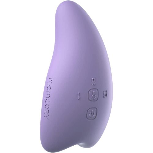Momcozy Warming Lactation Massager 2-in-1, Soft Breast Massager for Breastfeeding, Heat + Vibration Adjustable for Clogged Ducts, Improve Milk Flow, Lilac