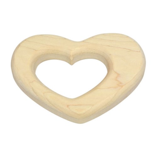 Maple Teether Heart