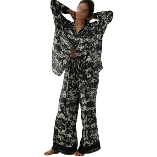 Women's Silk Satin Pajama Set 2 Piece Sleepwear