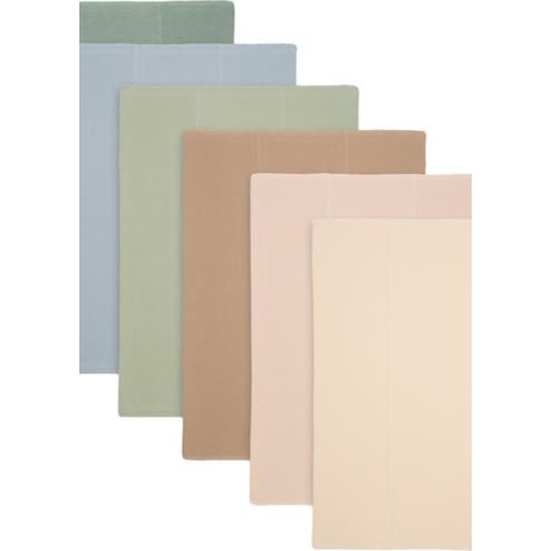 Cotton Burp Cloths - Pack of 6