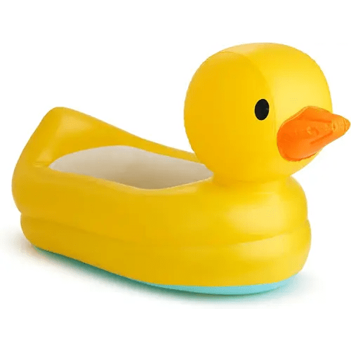 Munchkin® Duck™ Inflatable Baby Bathtub with White Hot® Heat Alert, Classic Yellow Ducky
