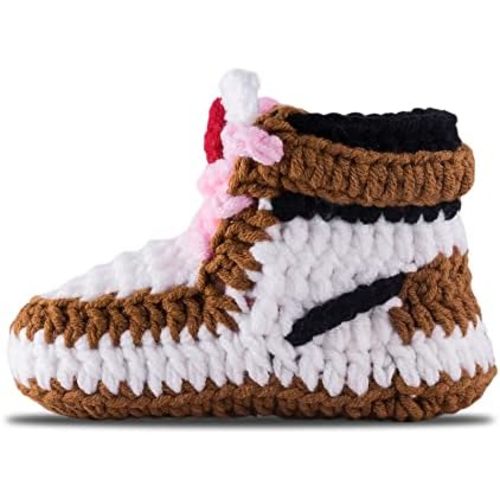 Diaper Book Club Baby Sneakers Crochet Hypebeast Shoes for Toddler Sneakerheads, Soft Booties for Boys & Girls, Designer Kids Fashion, Breathable & Comfortable Children's Kicks