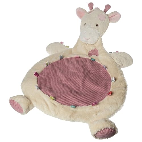 Taggies Floor Mat Tummy Time Baby Toddler Play Mats with Sensory Tags, 31 x 23-Inches, Tilly Giraffe
