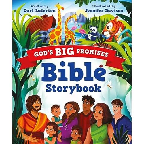 God’s Big Promises Bible Storybook (An Illustrated Children’s Picture Bible with 92 Full-Color Bible Stories for Toddlers & Kids Ages 2-6, Perfect gift for birthday, graduation. Stories about Jesus.)