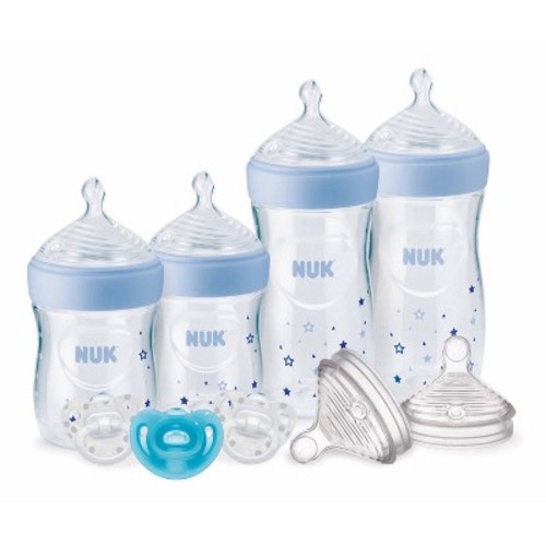 NUK Simply Natural Bottle Gift Set - Blue - 9pc