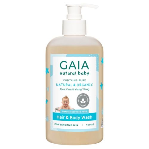 Gaia Hair And Body Wash Size 500ml