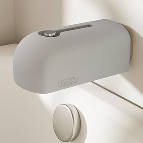 Bathtub Faucet Cover, Soft Silicone Bath Faucet Cover for Kids, Bath Spout Cover for Tub, Faucet Cover for Bathtub Safety, Toddler Bath Tub Water Spout Cover, Universal Fit (Grey)