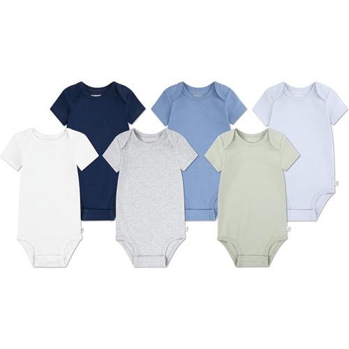 6-9 month HUGGIES Unisex-Baby 6-Pack Basic Bodysuit