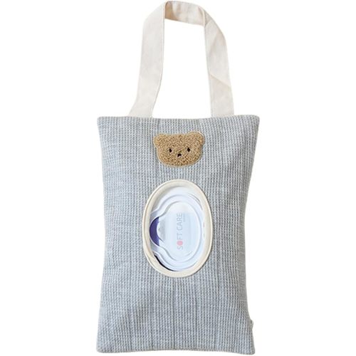 Portable Baby Wipe Holder Refillable Dispenser Travel Case Watertight Wipe Storage Case Cotton for Diaper Bag