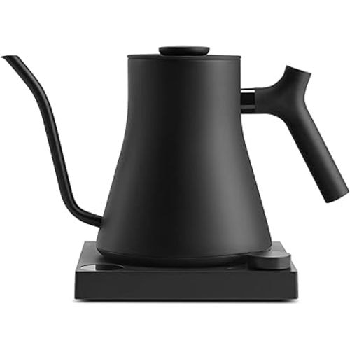 Fellow Stagg EKG Pro Electric Gooseneck Kettle – Precise Temperature Control, Quick Heating, Brew Timer, Scheduling, Stainless Steel, Pour-Over Coffee - 0.9L, Matte Black