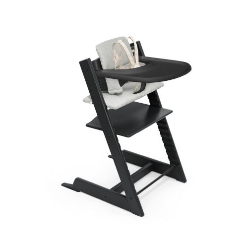 Stokke Tripp Trapp Wood High Chair with Tray: Classic Scandinavian Design