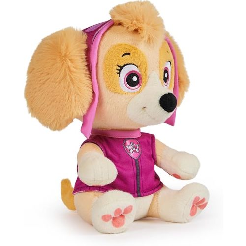 Paw Patrol, Bedtime Plush Skye, 10-Inch Stuffed Animal with Reversible Outfit, Kids Toys for Boys & Girls Ages 3 and Up