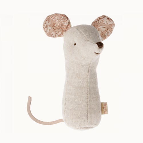 Mouse Rattle - natural