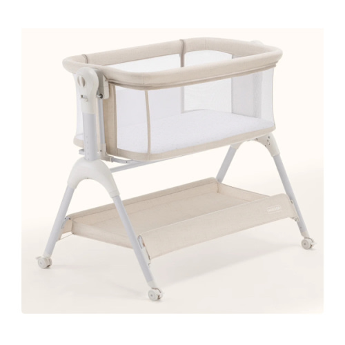 HARPPA Cuddly Sway | 3-in-1 Rocking Baby Bassinet & Bedside Sleeper for Newborns with Mattress for Reflux | Attaches to Bed, Adjustable Heights, Non-Toxic & CPSC Certified | Sturdy Frame, Portable Wheels, Tool-Free Setup, Gentle Rocking | Perfect for Newb