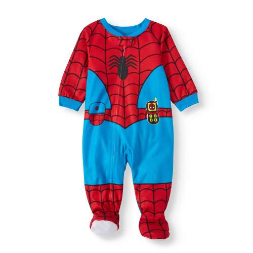 Spider-Man Baby Boy Microfleece Blanket Sleeper Pajamas