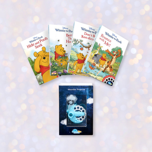 Disney Winnie the Pooh 4 Story Collection with Projector