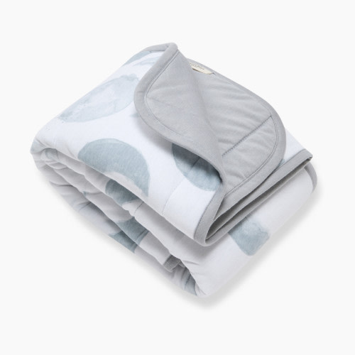 Burt's Bees Baby Reversible Organic Cotton Jersey Knit Blanket - Hello Moon