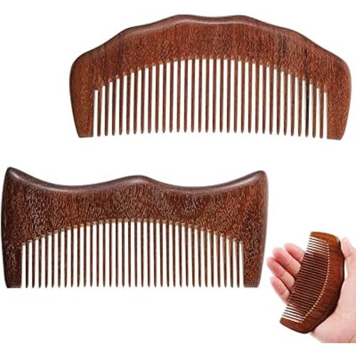 2PCS Wooden Labor Comb, Birth Comb for Labor Wooden Natural Birthing Comb for Labor Wood Comb for Labor Relief Pain Pregnancy Hair Comb Delivery Essentials Gifts for Pregnant Women