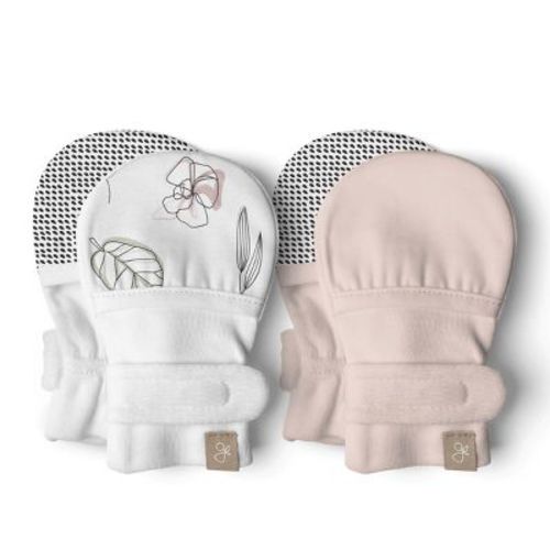 Goumi Stay On Baby Mitts - Storm Gray 3-6m