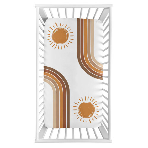 Sweet Jojo Designs Boho Sun Photo Op Fitted Crib Sheet | Wayfair